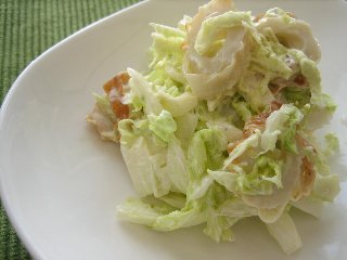 白菜と竹輪のゴママヨ味噌サラダ画像